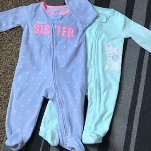 Carters footed sleepers